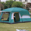 Super Large Space 8-12 Person Two-bedroom and one-living Outdoor Family Glamping Camping Tent